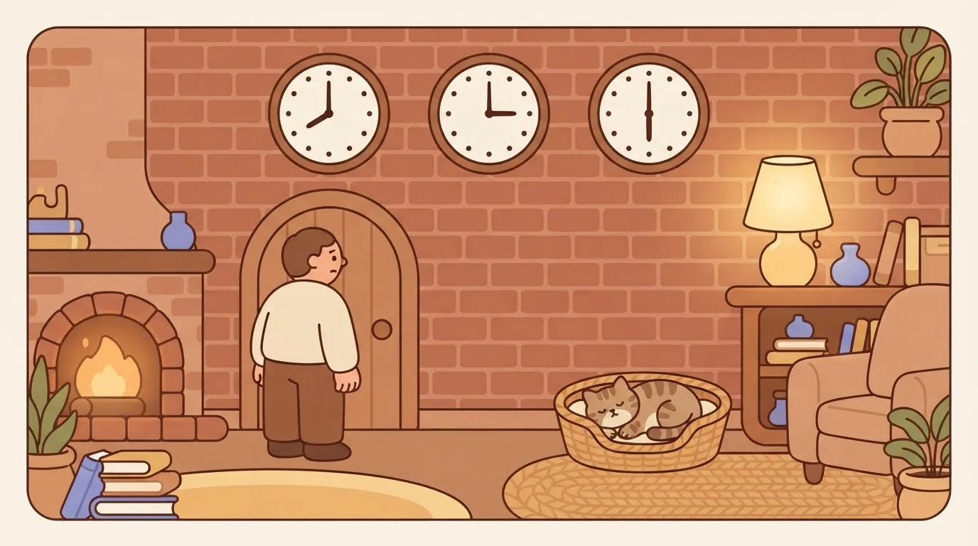 Three differing clocks, one correct