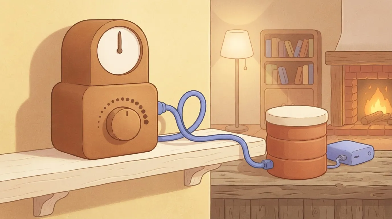 Function box with memory dial linked to a database