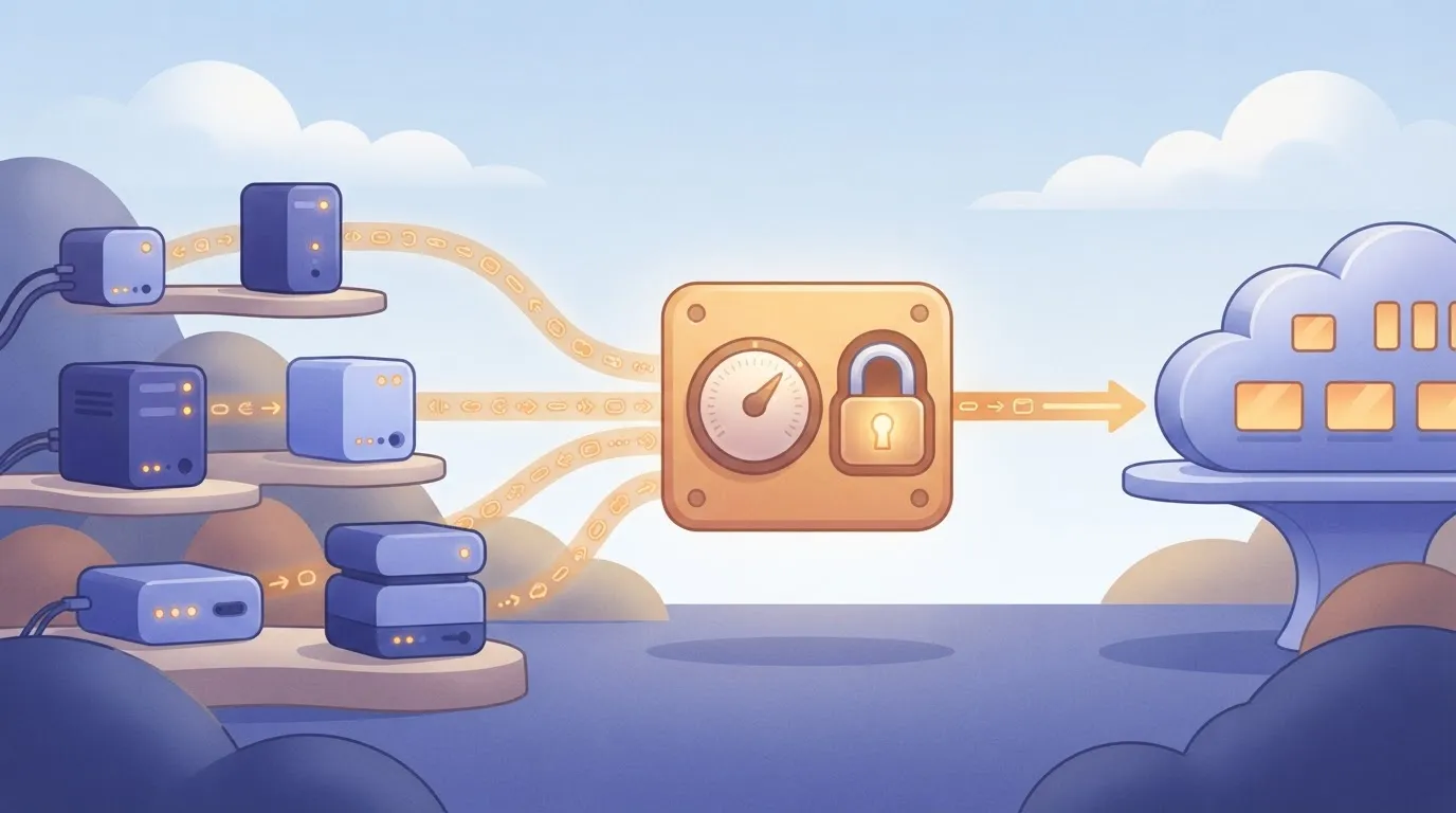 API endpoints passing through one policy panel