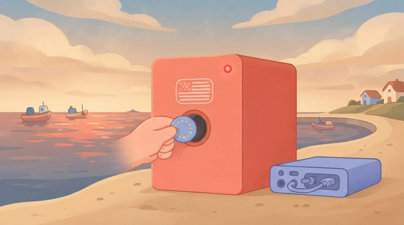 EU token card rejected by a US API host server
