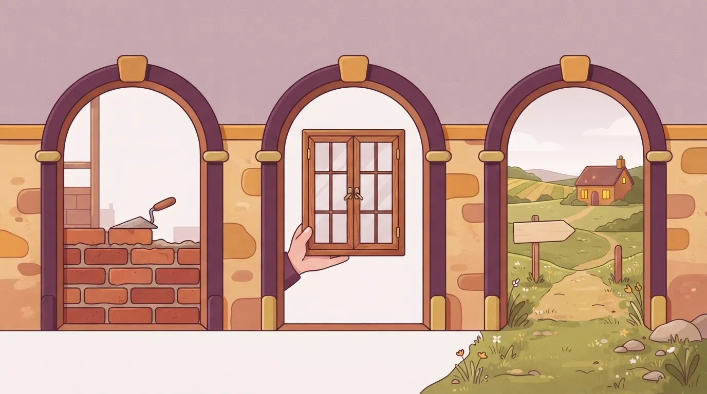 Three doorways: build, buy, and link out