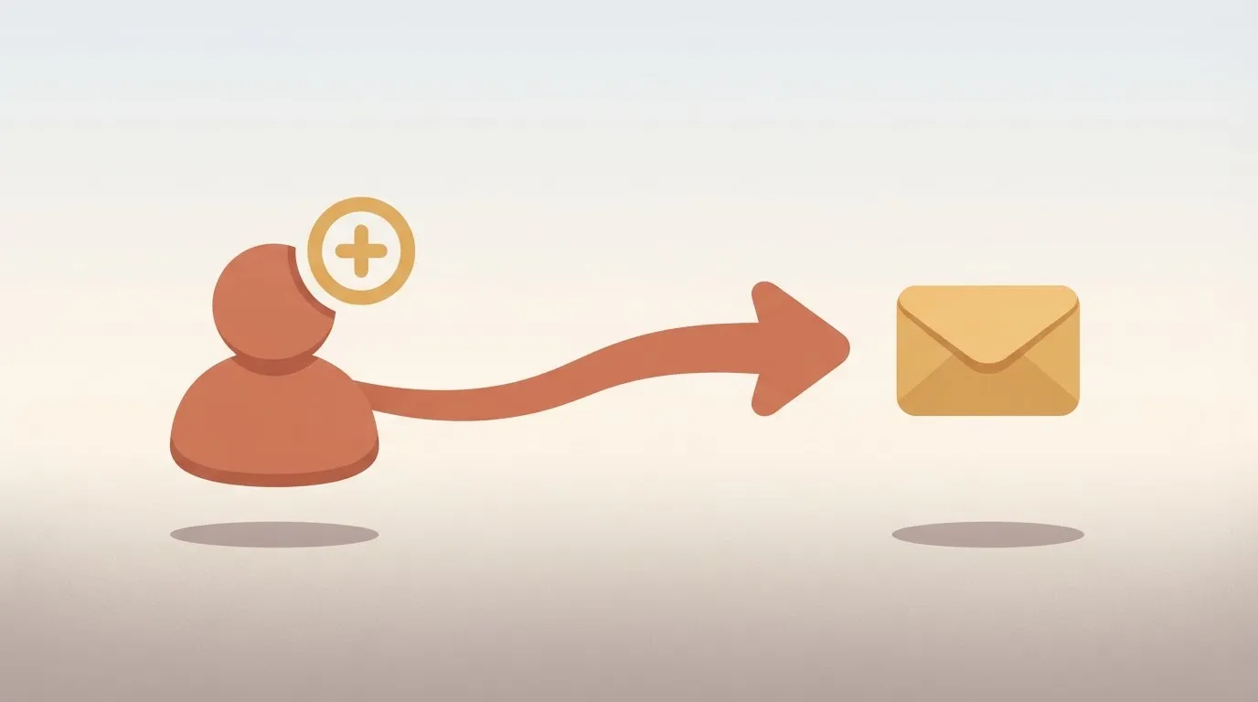 From paragraph 44, a logic chain showing a Trigger icon of a new subscriber profile linked by an arrow to an Action icon of…