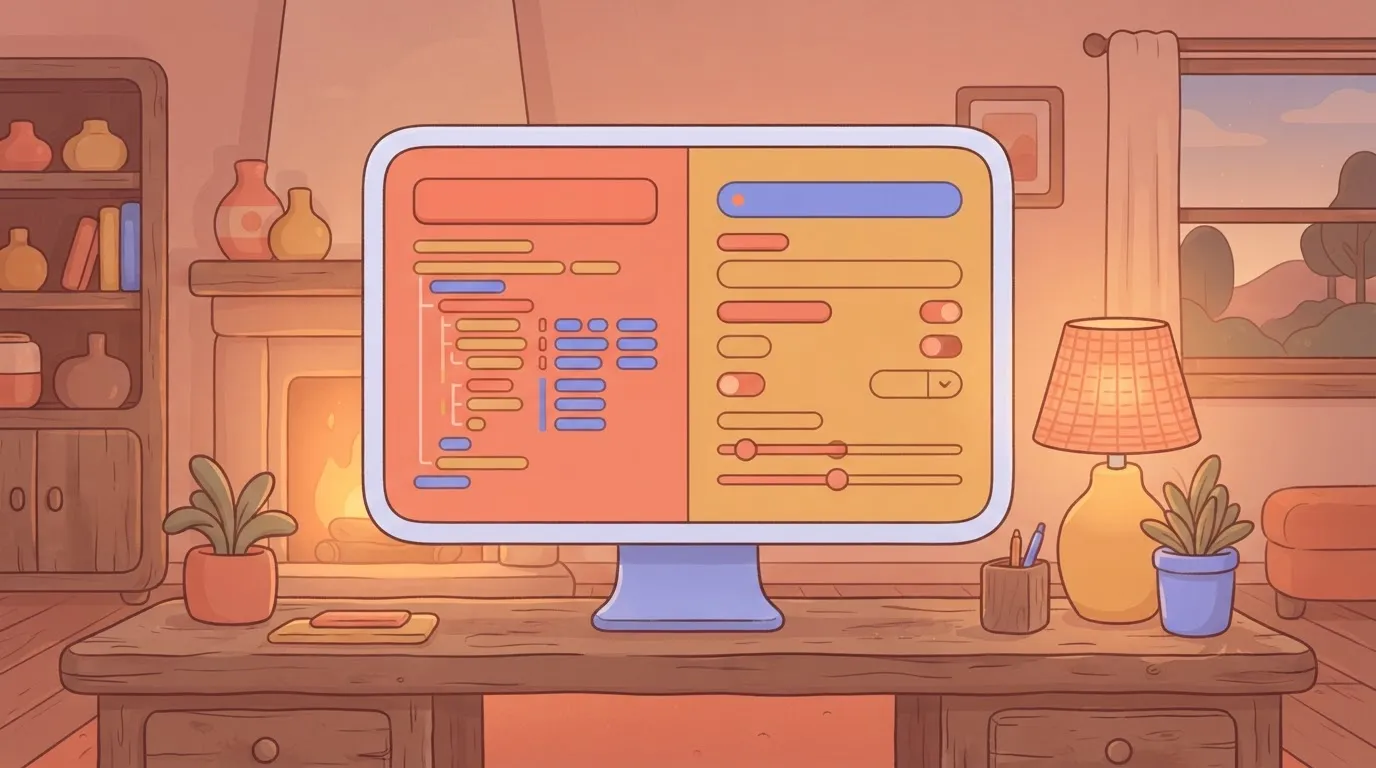 A computer screen split into two vertical areas; the left panel contains a block of structured text beginning with a POST…