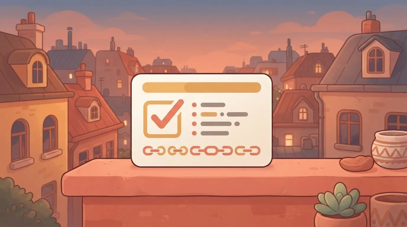 A flat, rectangular card representing a Personal Access Token (PAT) rests on a surface.