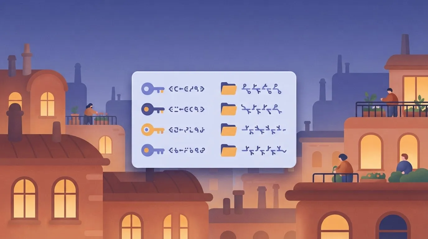 A 'system prompt' displayed as a rectangular digital card, featuring a list of 'hard-coded credentials' represented by…
