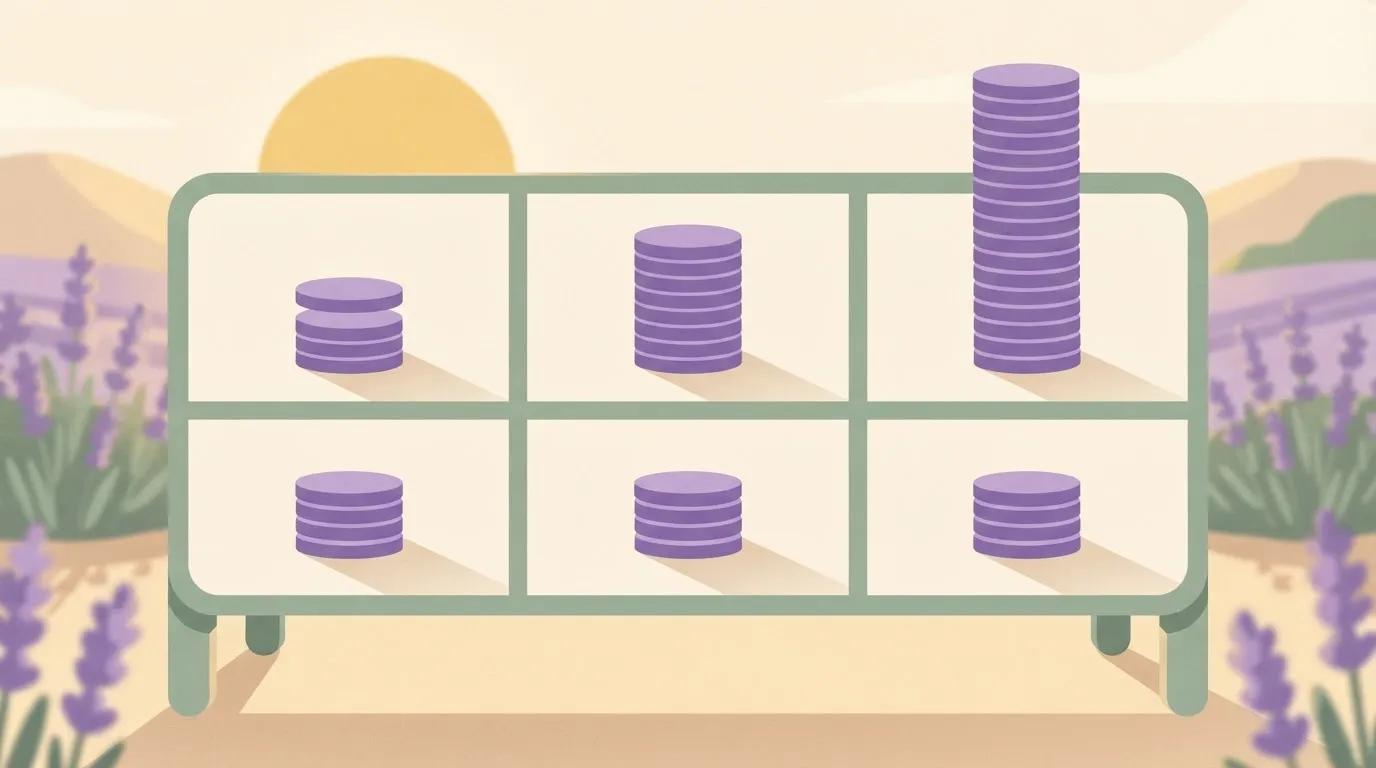 Comparison table with growing token stacks in Zapier row