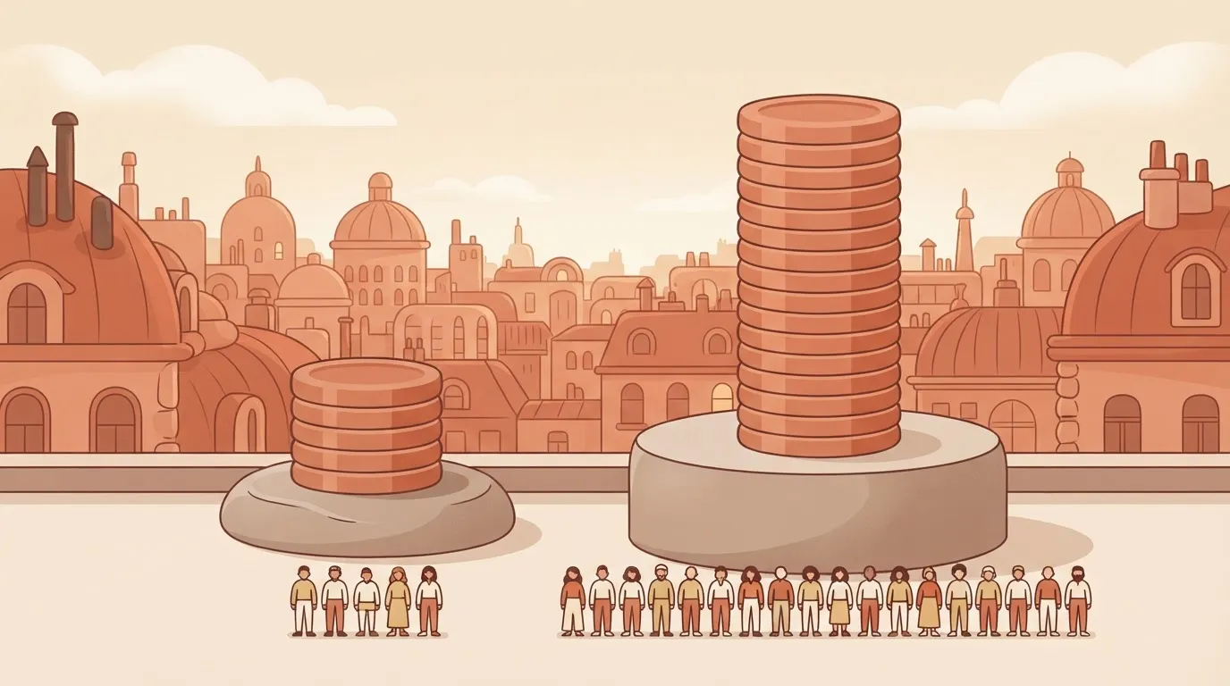 Short and tall coin stacks for Starter and Pro with user figures below