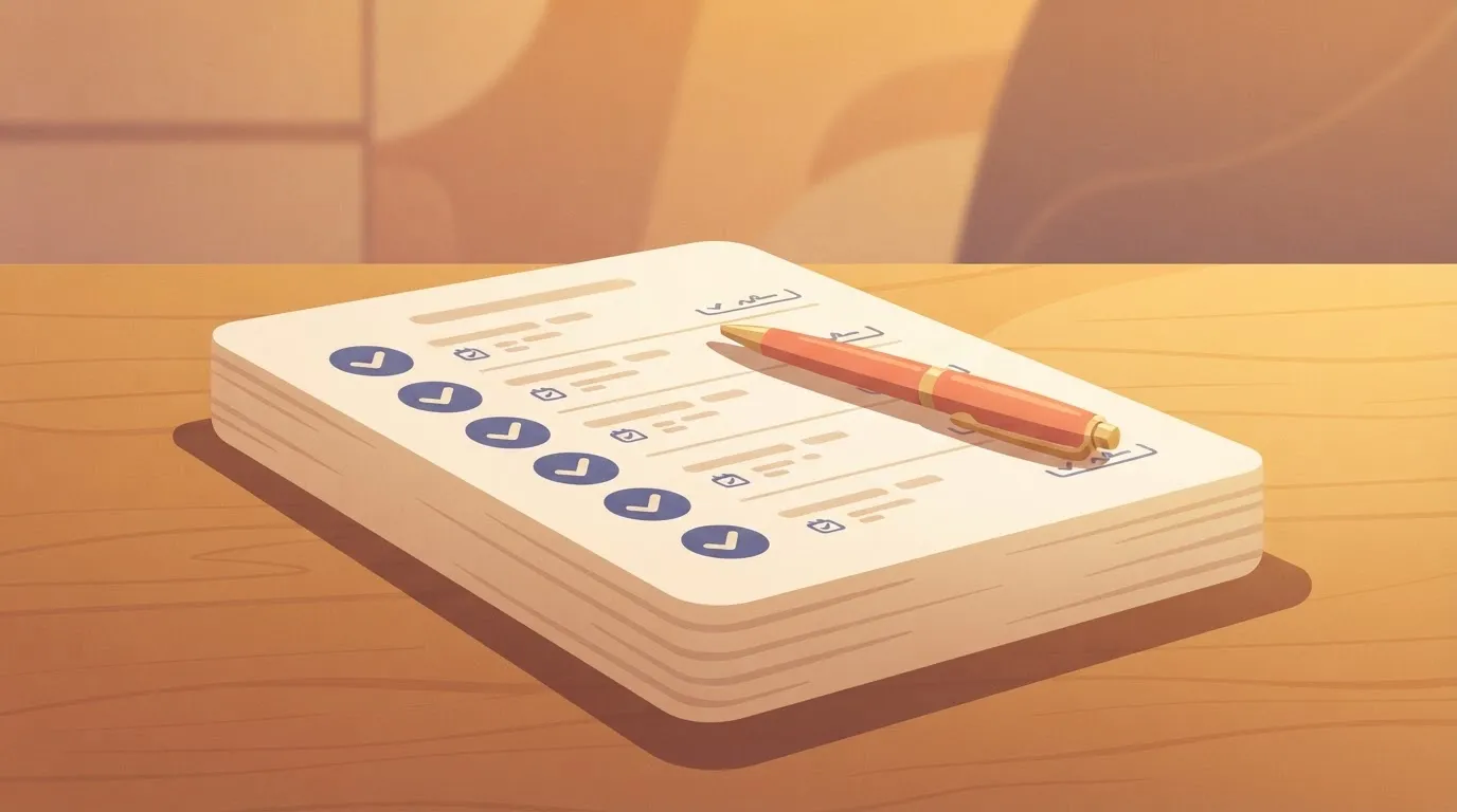 Account list with reviewer ticks and dates