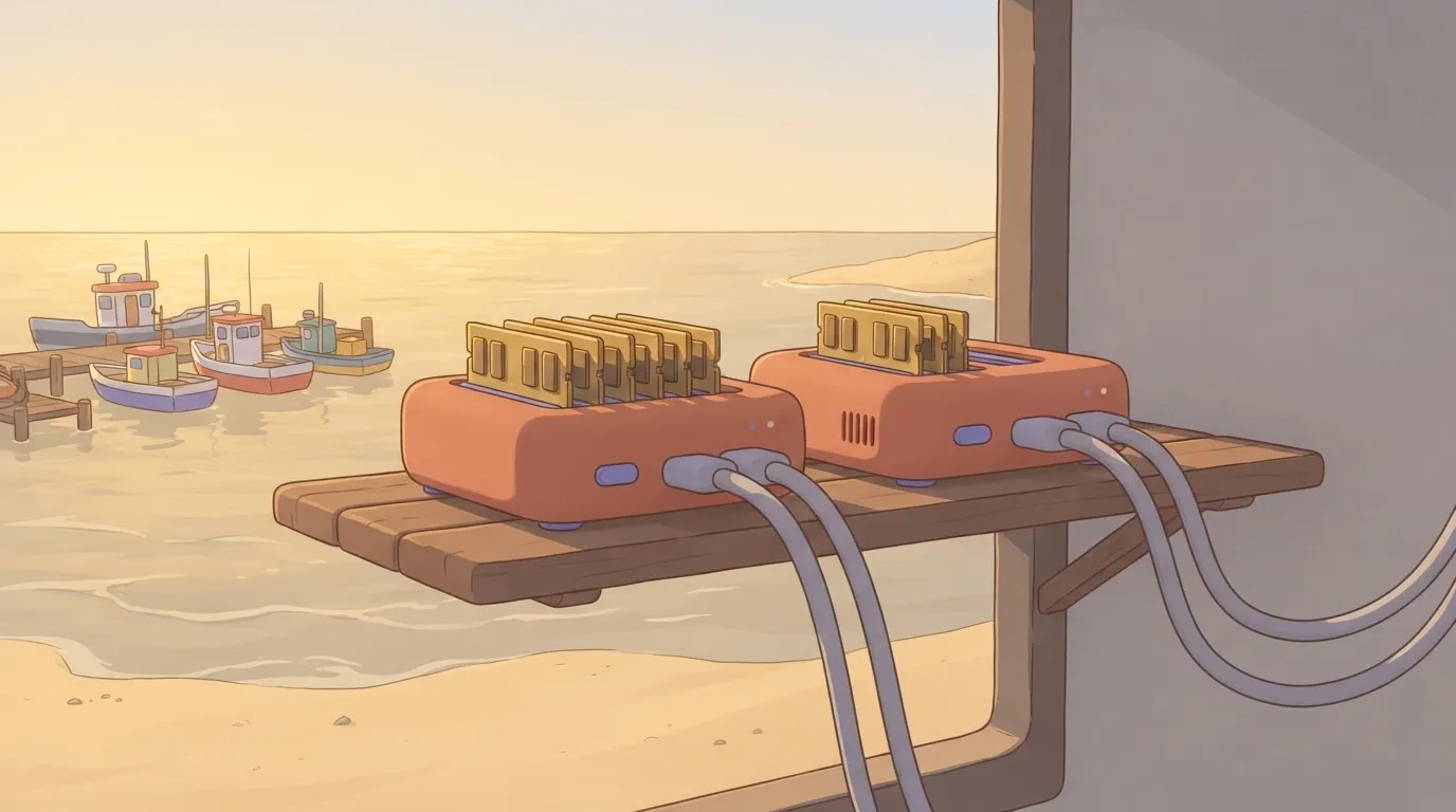 Two servers, one with double the RAM modules