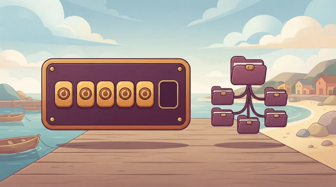 Integration card with five action buttons and an empty slot