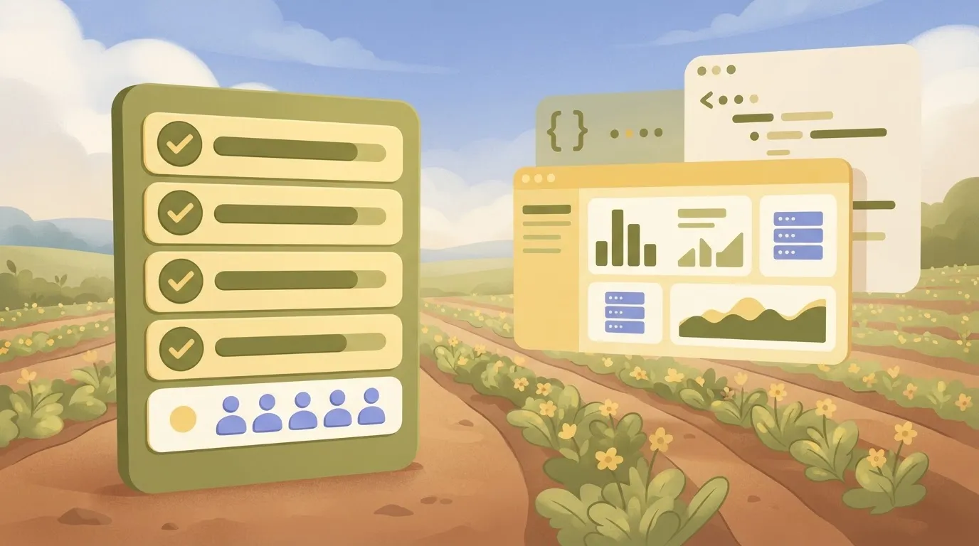 Five-step setup checklist with five allowlisted users
