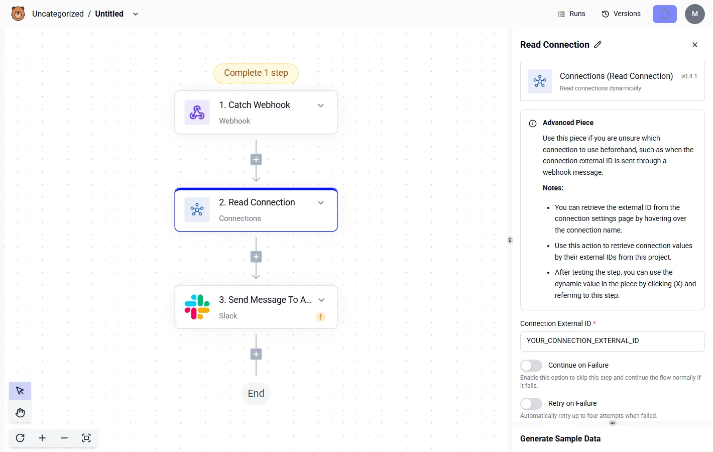 Connections in Builder