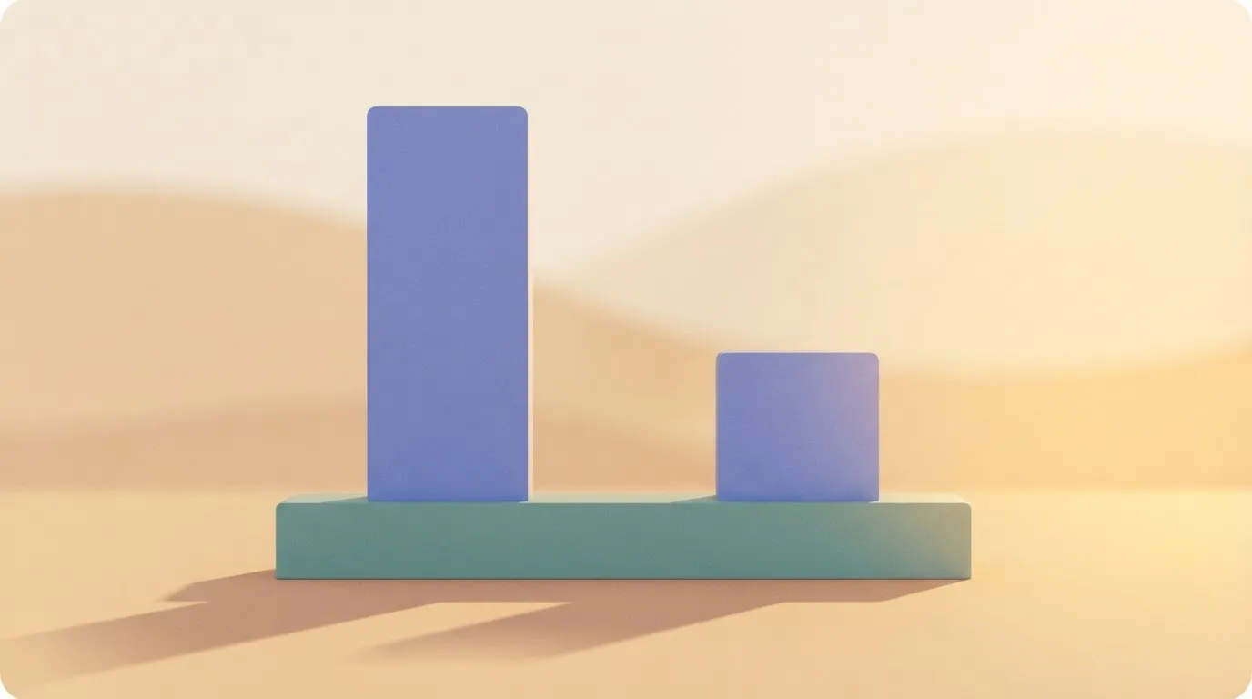 Two bar charts side by side: traffic bar ten times taller, bill bar only four times taller, with a flat uptime block of…