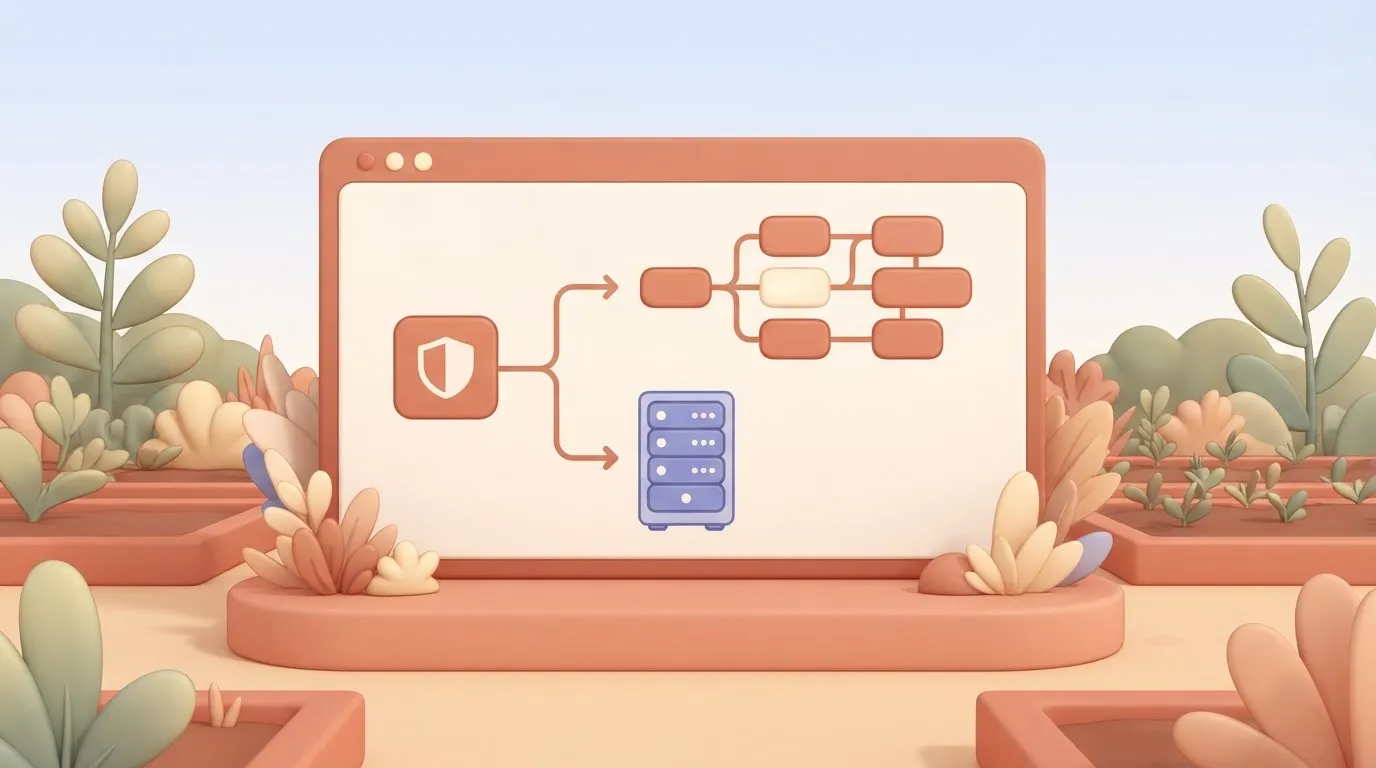 Paragraph 32: A horizontal flowchart on a screen shows a single security check block branching into two paths: one leading…