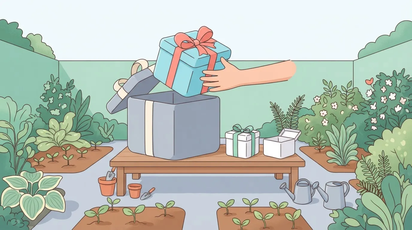 Large gift swapped for a smaller one