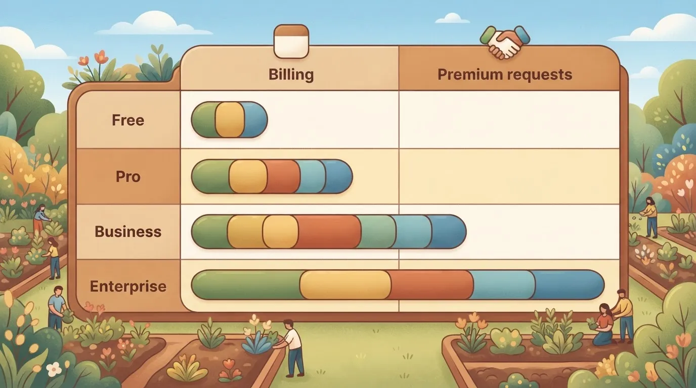Plan table with growing allowance bars per row