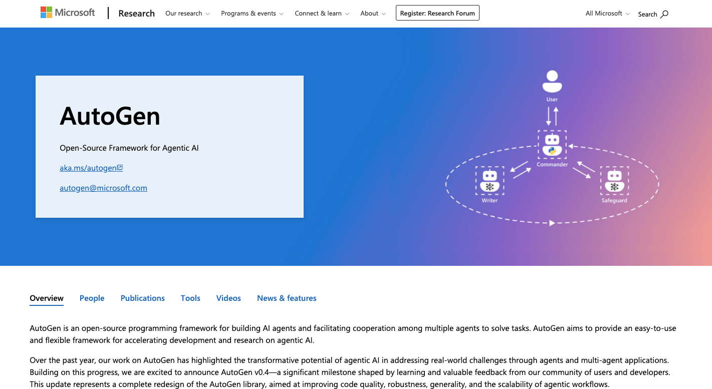 Microsoft AutoGen