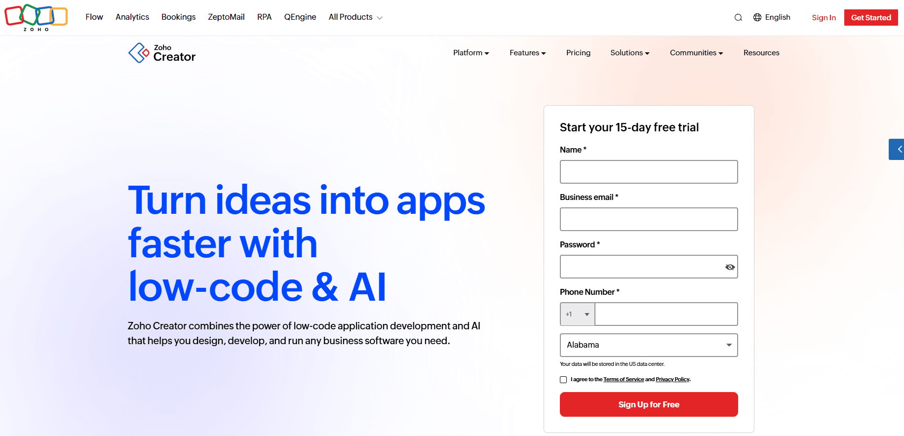 Zoho Creator