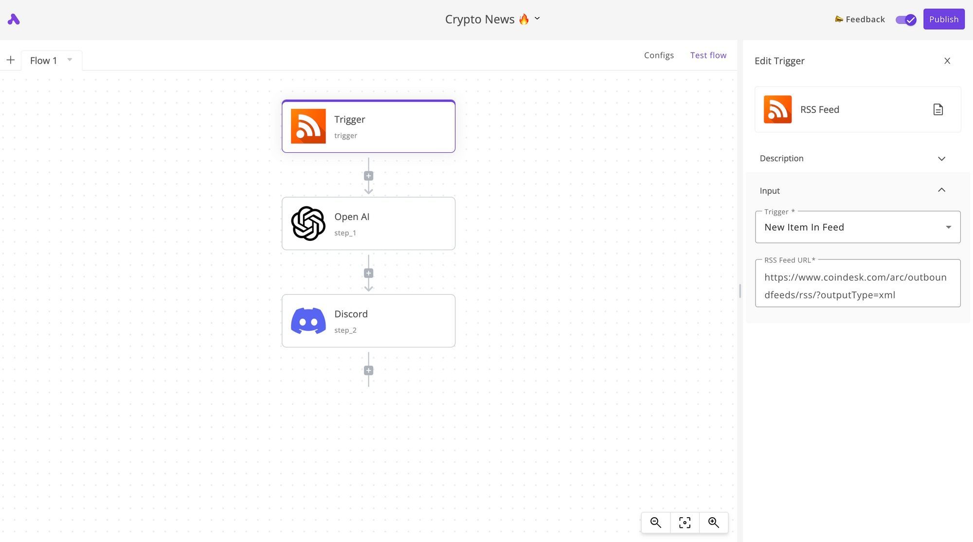 Activepieces flow
